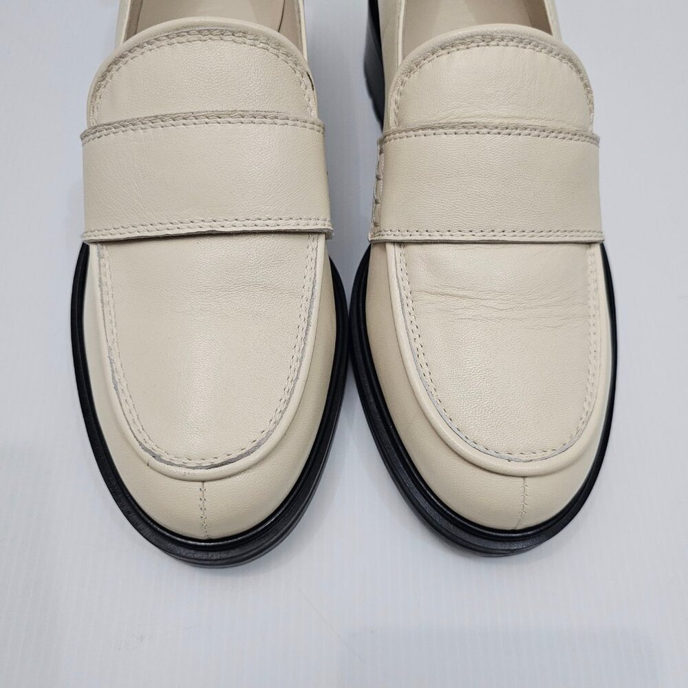 NEW Aeyde Ruth Loafer Slip On Chunky Lug Sole Creamy Nappa Leather EU 38 - Picture 5 of 14
